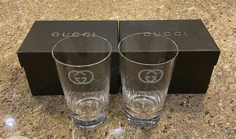 gucci drinking glasses real or fake|knock off Gucci glasses.